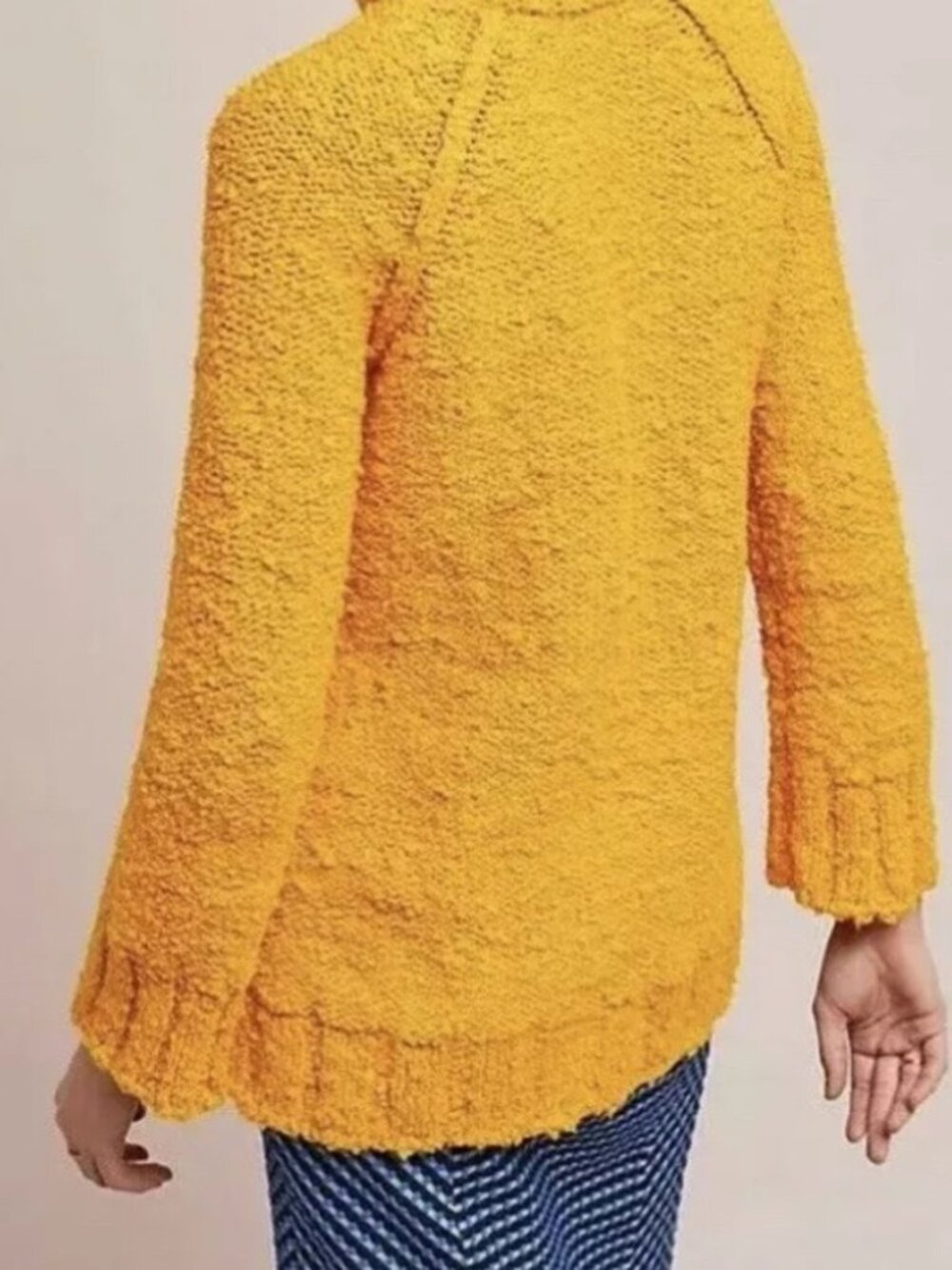 Anthropologie Moth Juliette Turtleneck in Golden Yellow